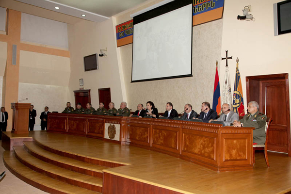 PARTICIPANTS OF THE 5TH ALL-ARMENIAN FORUM ARMENIA-DIASPORA IN THE DEFENSE MINISTRY