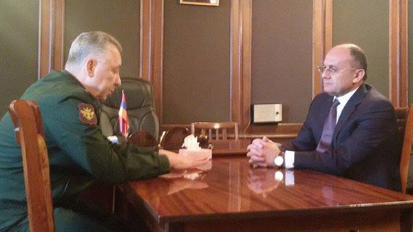 RA DEFENSE MINISTER MET WITH RF 1ST DEPUTY DEFENSE MINISTER